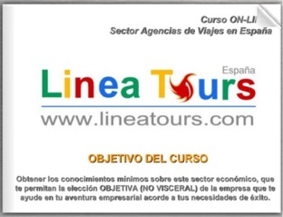 CURSO ON LINE DE INFORMACIÓN - SECTOR AGENCIAS DE VIAJES EN ESPAÑA - LINEA TOURS